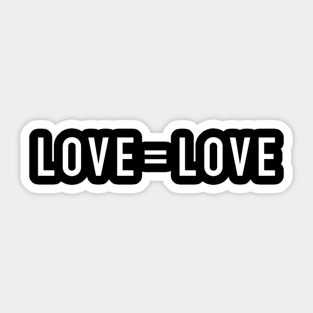 Love is love Sticker by sunima